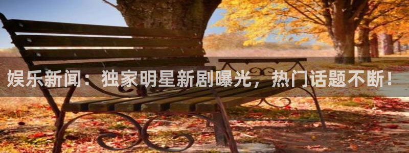 星亿娱乐平台招商：娱乐新闻：独家明星新剧曝光，热门话题不断！