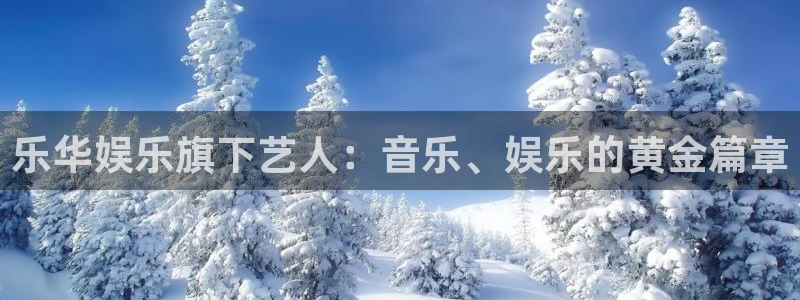 星亿娱乐体育1招商：乐华娱乐旗下艺人：音乐、娱乐的黄金篇章